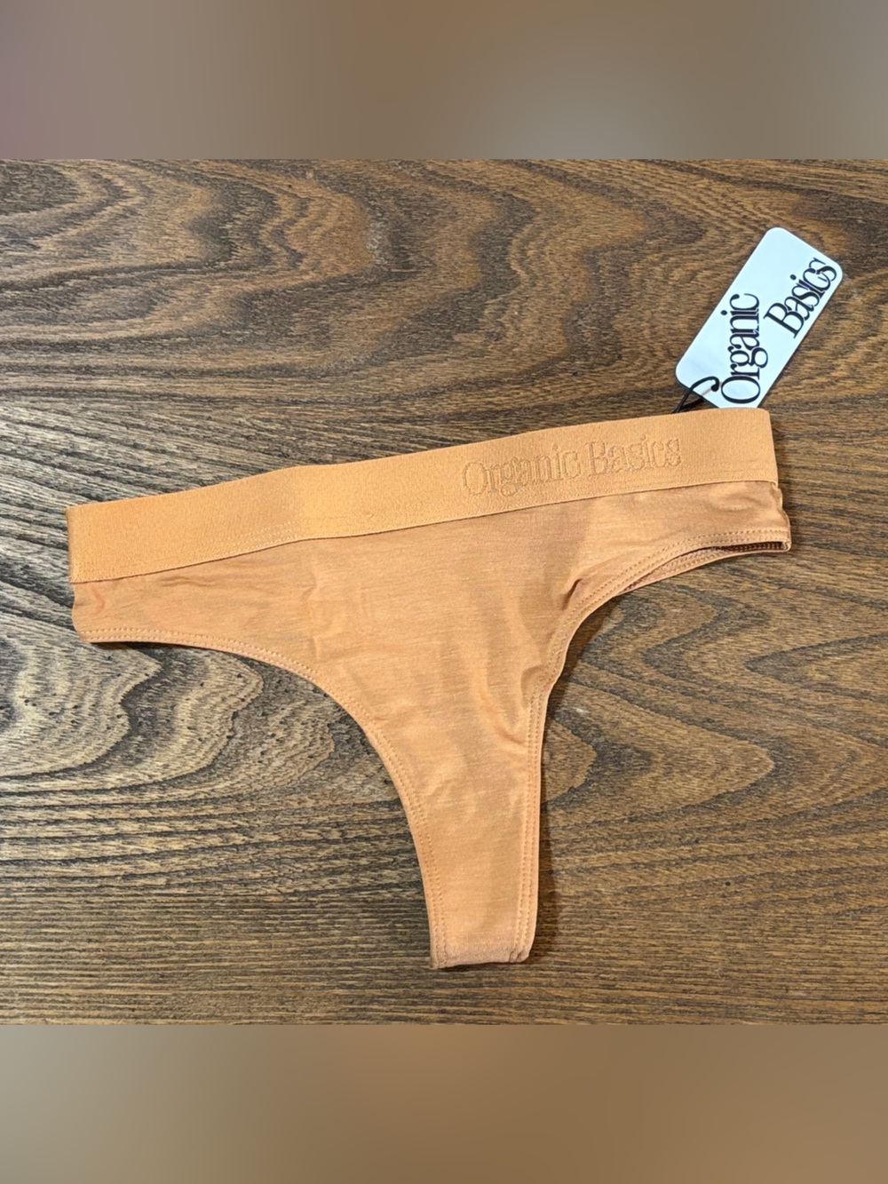 🆕 Organic Basics’Soft Touch Thong in Ocher XXS